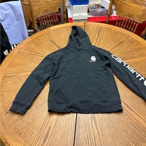 Carhart Black Kids Hooded Sweatshirt